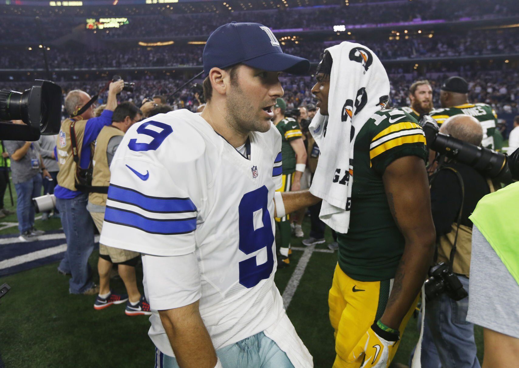 Romo's last NFL game, 2017